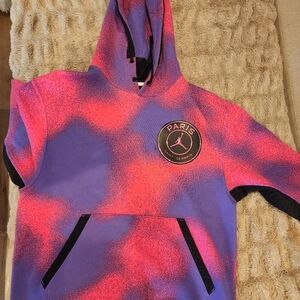 Nike Air Jordan Paris PSG Tie Dye Hoodie Pullover